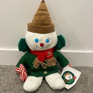 Mr Bingle 2014 23” plush doll Christmas snowman Dillards NWT RARE